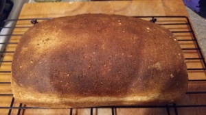 Baked loaf.